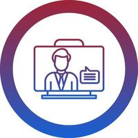 Virtual Assistant Icon Design Symbol vector