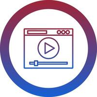 Player Icon Design Symbol vector