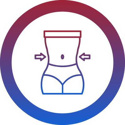 Waist Icon Design Symbol
