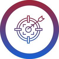 Target Icon Design Symbol vector