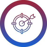 Target Icon Design Symbol vector