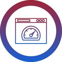 Speed Test Icon Design Symbol vector