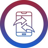 Send Data Icon Design Symbol vector