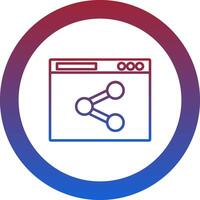 Share Icon Design Symbol vector