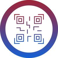 Qr Code Icon Design Symbol vector