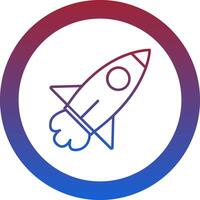 Rocket Launch Icon Design Symbol vector
