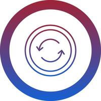 Refresh Icon Design Symbol vector