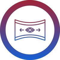 Panoramic View Icon Design Symbol vector