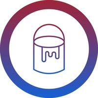 Paint Bucket Icon Design Symbol vector