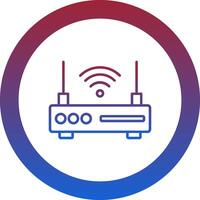 Router Icon Design Symbol vector
