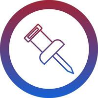 Push Pin Icon Design Symbol vector