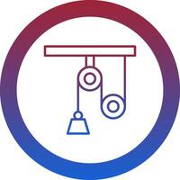 Pulley Icon Design Symbol vector