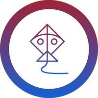 Kite Icon Design Symbol vector