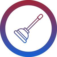 Plunger Icon Design Symbol vector