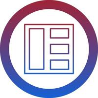 Grid Icon Design Symbol vector