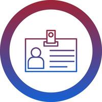 Identification Card Icon Design Symbol vector