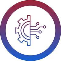 Digital Transformation Icon Design Symbol vector