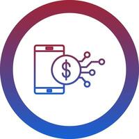 Digital Economy Icon Design Symbol vector