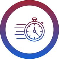 Fast Time Icon Design Symbol vector