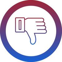 Dislike Icon Design Symbol vector
