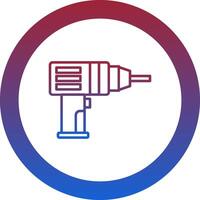 Drilling Machine Icon Design Symbol vector