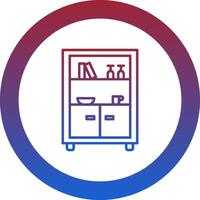 Display Case Icon Design Symbol vector
