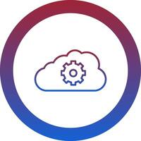 Cloud Storage Icon Design Symbol vector