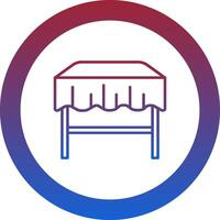 Dining Table Icon Design Symbol vector