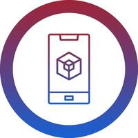 Augmented Reality Icon Design Symbol vector