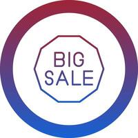 Big Sale Icon Design Symbol vector