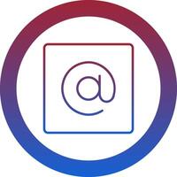 Arroba Icon Design Symbol vector