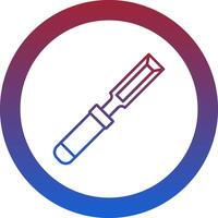 Chisel Icon Design Symbol vector