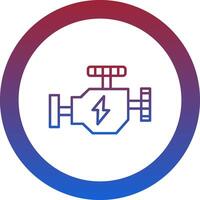 Car Engine Icon Design Symbol vector
