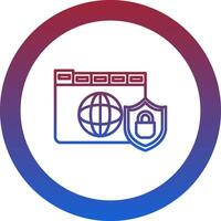 Browser Icon Design Symbol vector