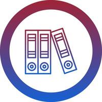 Binder Icon Design Symbol vector