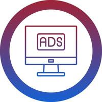 Ads Icon Design Symbol vector