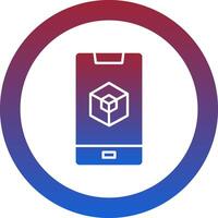Augmented Reality Icon Design Symbol vector