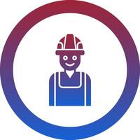 Worker Icon Design Symbol vector