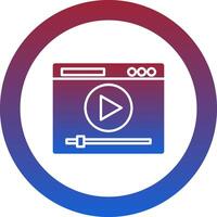 Player Icon Design Symbol vector