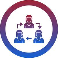 Team Work Icon Design Symbol vector