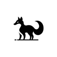 Fox icon logo design template isolated illustration vector