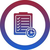 Time Planning Icon Design Symbol vector