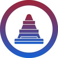 Traffic Cone Icon Design Symbol vector