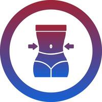 Waist Icon Design Symbol vector