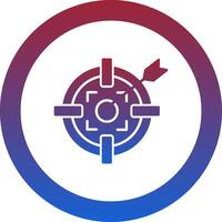 Target Icon Design Symbol vector