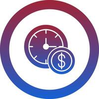 Time Is Money Icon Design Symbol vector