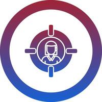 Target Icon Design Symbol vector