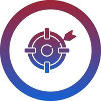 Target Icon Design Symbol vector