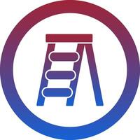 Step Ladder Icon Design Symbol vector