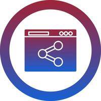 Share Icon Design Symbol vector